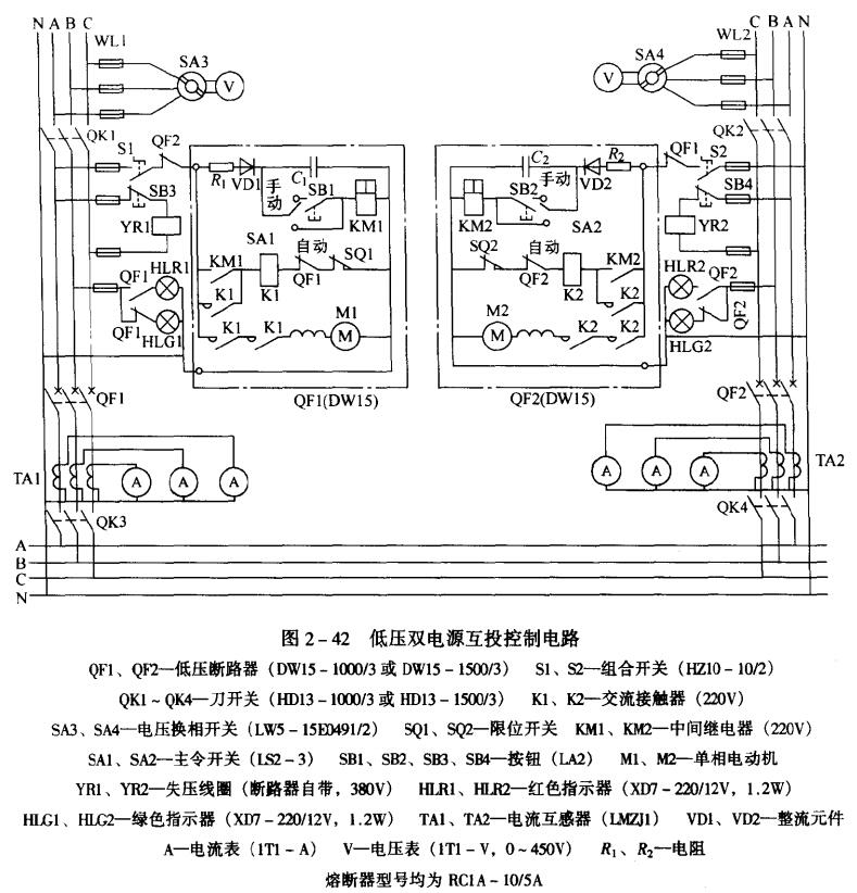 双电源切换原理图