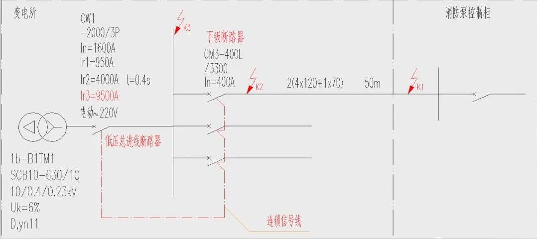 变电所配电系统简图